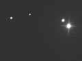 multi-star system lambda Ari in luminance (BGO)