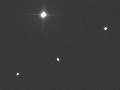 multi-star system HR 8 in luminance (BGO)
